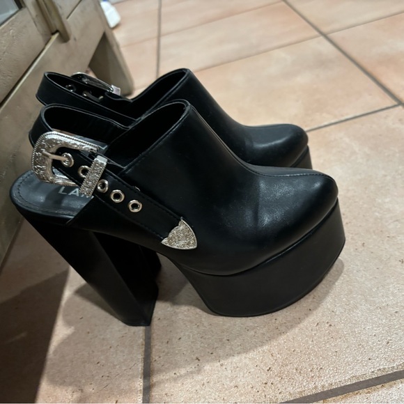 Big platforms with belt buckle straps from lamoda - Picture 4 of 4